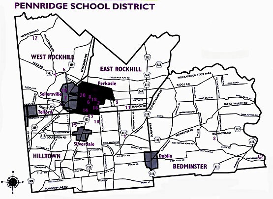 Pennridge School District Map - Bridges